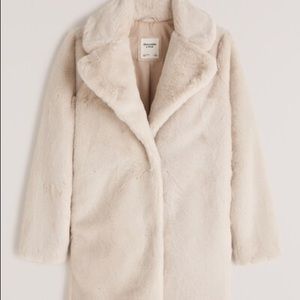Abercrombie Faux Fur Coat (moving sale✅)